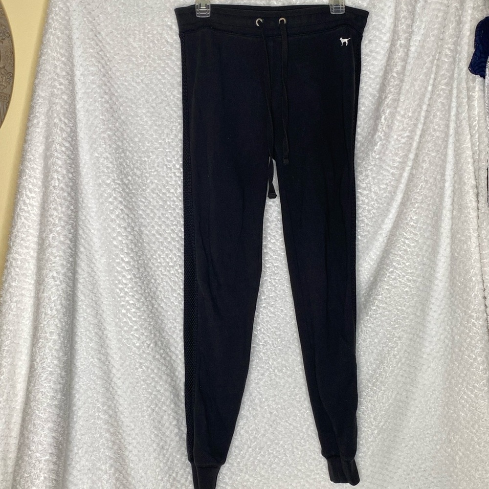 Black Victoria secret pink sweatpants